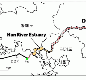 비무장지대,한강하구,북방한계선지도  이시우  2008/09/15  382